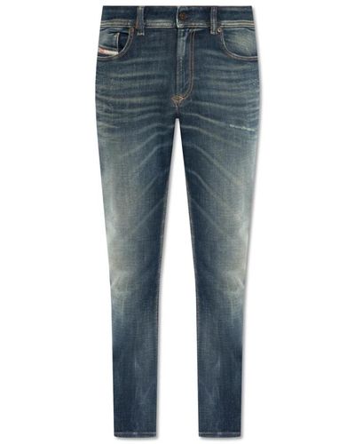 DIESEL Grau beige 1979 sleenker skinny jeans - Blau