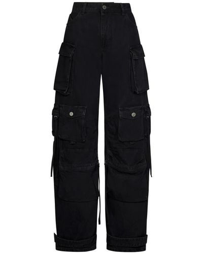 The Attico Trousers > wide trousers - Noir