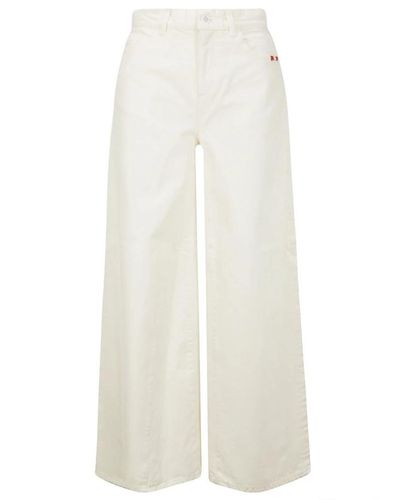 AMISH Wide Jeans - White