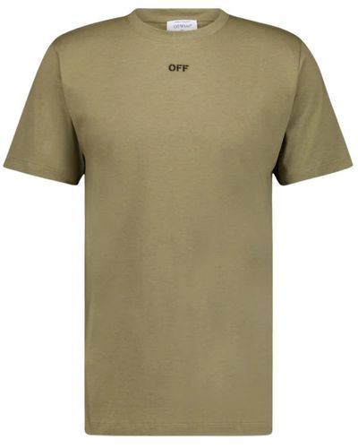 Off-White c/o Virgil Abloh T-Shirts - Green