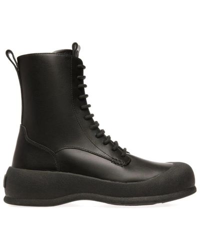 Bally Lace-Up Boots - Black