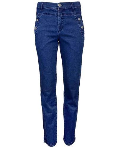 2-Biz Jeans delgados - Azul