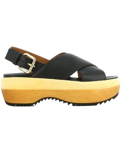 Marni Flat Sandals - Yellow