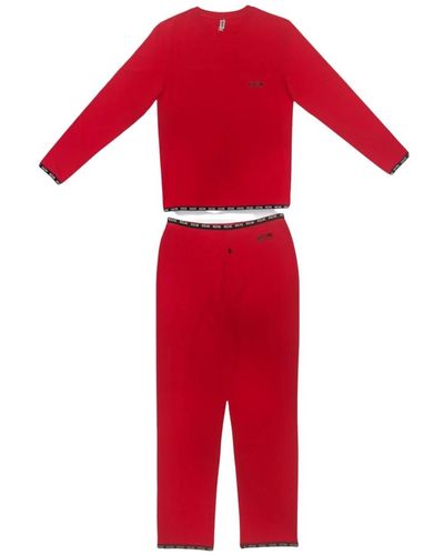 Moschino Upgrade deine schlafanzugsammlung mit stilvollen pyjamas - Rot