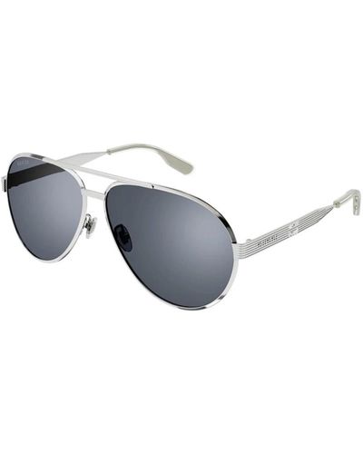 Gucci Silberne sonnenbrille gg1513s modell - Grau