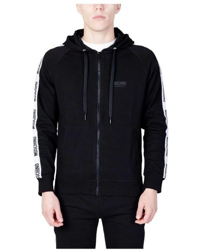 Moschino Sweatshirts & hoodies > zip-throughs - Noir
