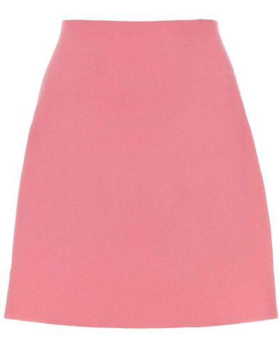 Jil Sander Rosa mini rock aus polyester - Pink