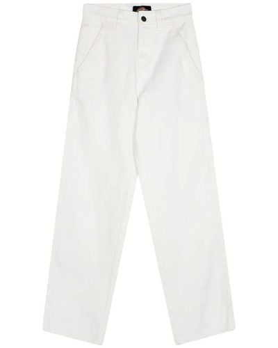 Dickies Straight Trousers - White