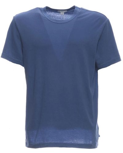 James Perse T Shirt For Man Mlj3311 Elbp - Blu