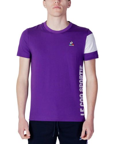 Le Coq Sportif T-shirts - Violet