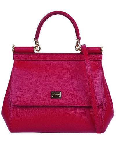 Dolce & Gabbana Shoulder Bags - Red