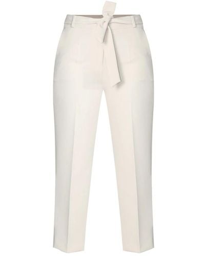 Kocca Pantaloni da comodi con cintura - Bianco