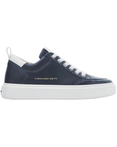 Alexander Smith Sneakers di lusso stile strada blu