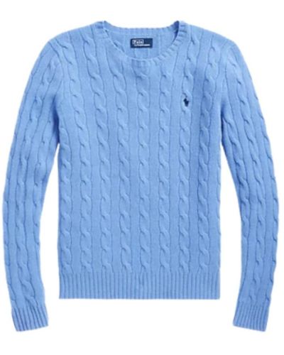 Ralph Lauren Julianna maglione a maniche lunghe - taglia l - Blu