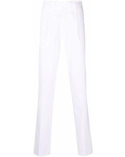 Boglioli Slim-Fit Trousers - White