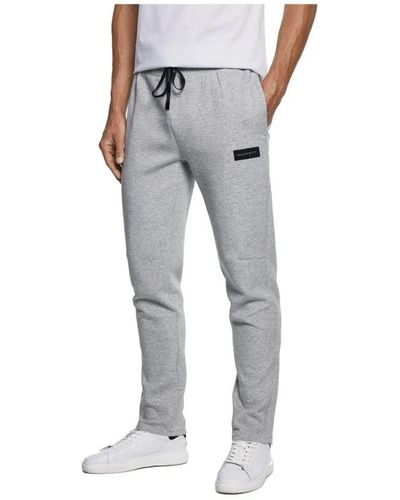 Hackett Pantaloni jogger ibridi con chiusure lampo invisibili - Grigio