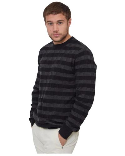 Emporio Armani Stilvolle sweaters kollektion - Schwarz