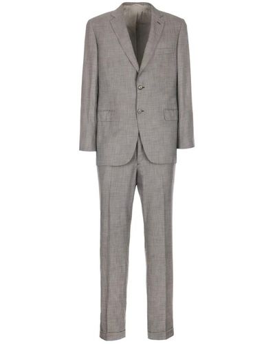 Brioni Single Breasted Suits - Grey