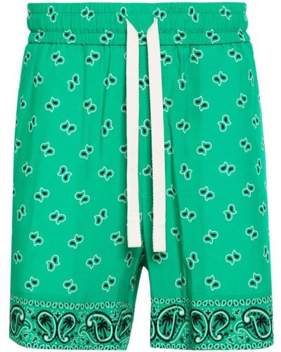 Palm Angels Casual Shorts - Green