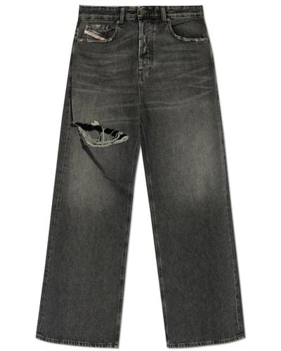 DIESEL Wide Jeans - Gray