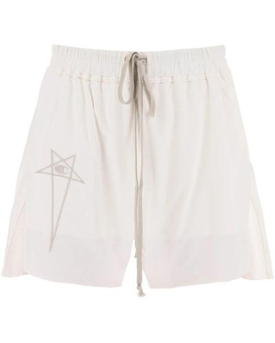 Rick Owens Shorts > short shorts - Blanc