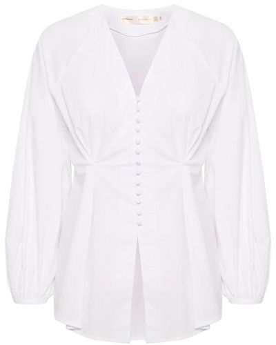 Inwear Elegante blusa helveiw in bianco puro