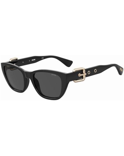 Moschino Schwarze sonnenbrille mos130/s 55/20/140