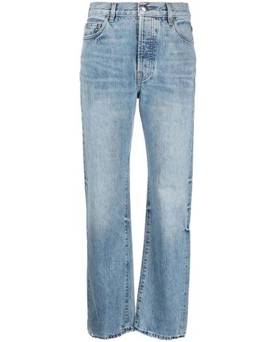 Amiri Stonewash straight-leg jeans - Blau