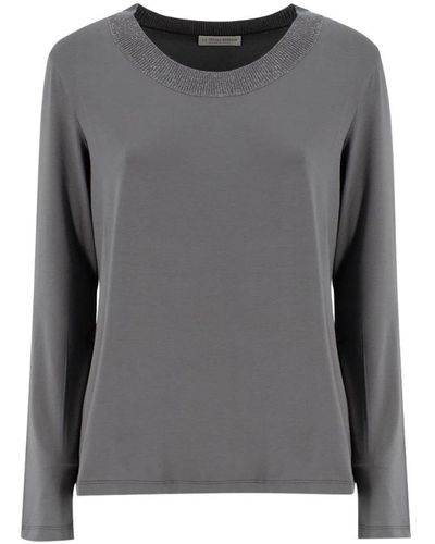 Le Tricot Perugia Tops > long sleeve tops - Gris