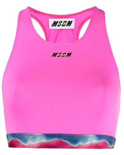 MSGM Sport bras - Pink