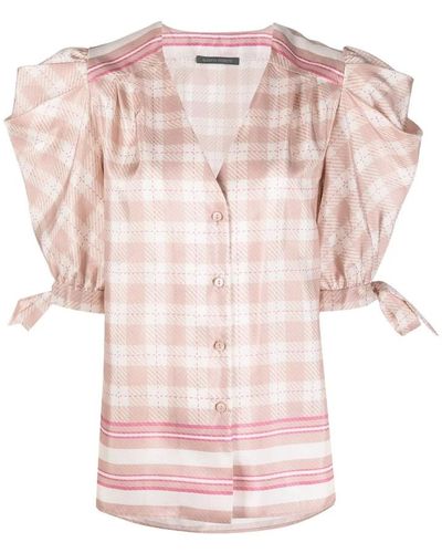 Alberta Ferretti Blous e camicia - Rosa