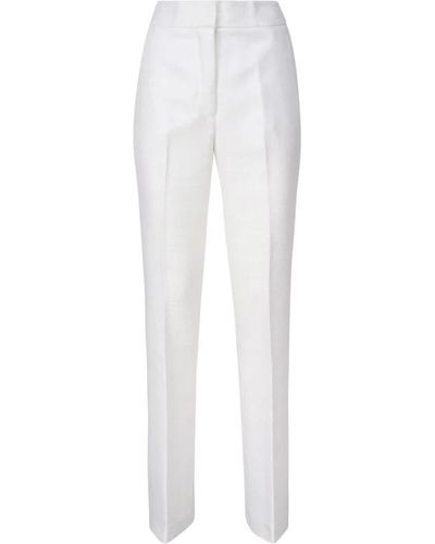 Genny Slim-Fit Pants - White