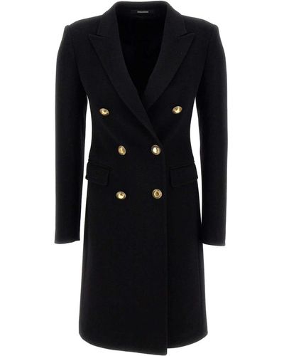 Tagliatore Coats > double-breasted coats - Noir