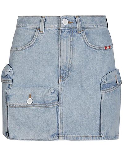 AMISH Logo denim jeans - Azul