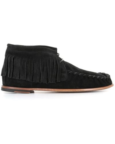 Alexander Hotto Lace-Up Boots - Black