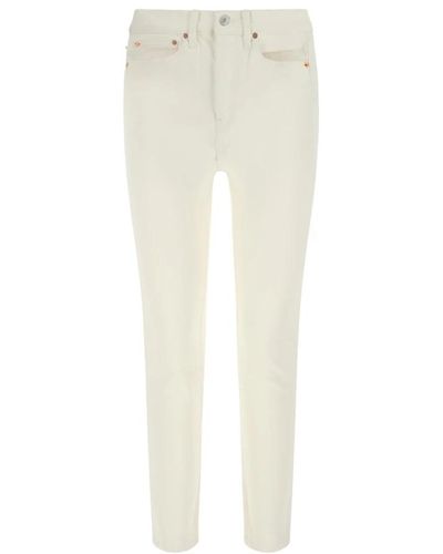 RE/DONE Skinny jeans - Natur