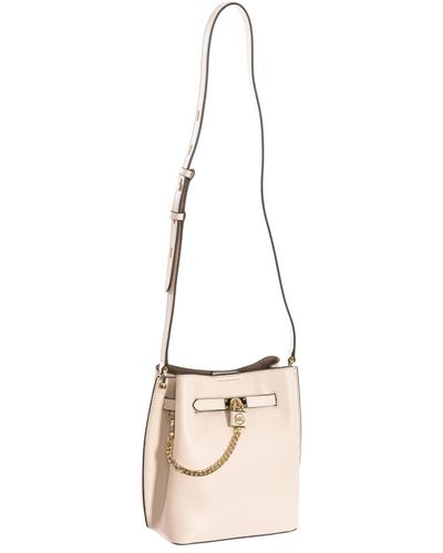 Michael Kors Borsa in pelle hamilton legacy - Metallizzato