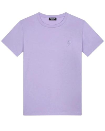Dondup Camiseta casual de algodón - Morado
