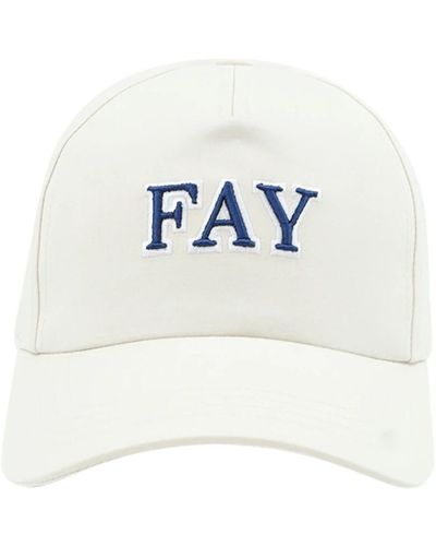 Fay Caps - White