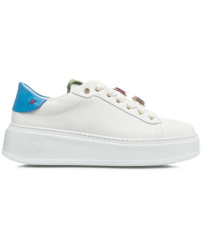 GIO+ Sneakers bianche da donna - Bianco