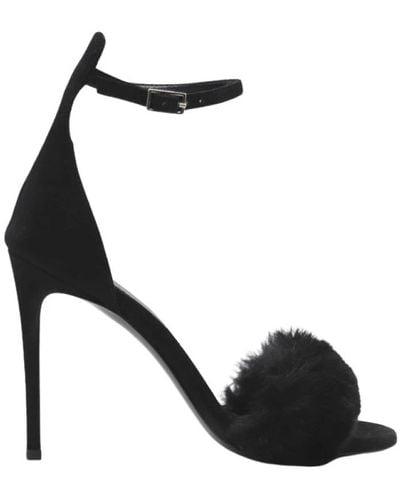 Giuliano Galiano Shoes > sandals > high heel sandals - Noir