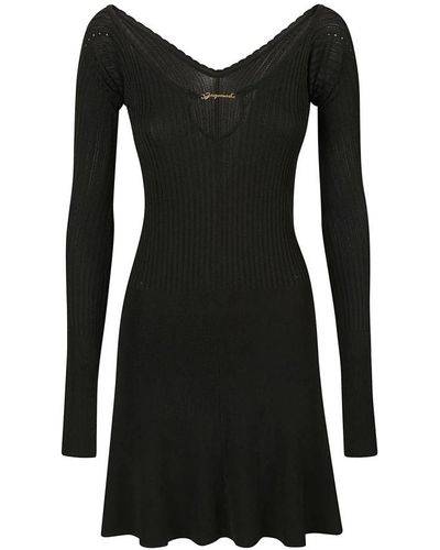 Jacquemus Knitted Dresses - Black
