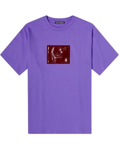 Acne Studios Tops > t-shirts - Violet