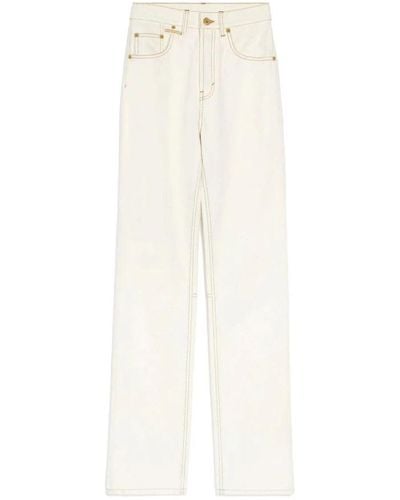 Jacquemus Straight Jeans - White