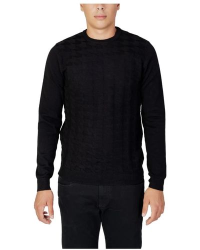 Antony Morato Round-Neck Knitwear - Black