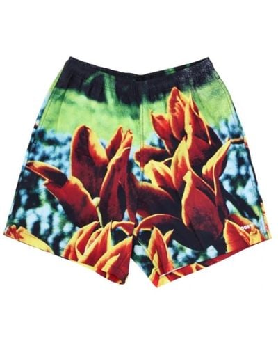 Obey Shorts Easy Bloom - Orange