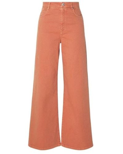 Max Mara Wide Trousers - Orange