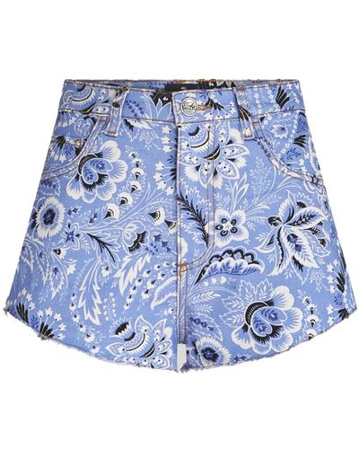 Etro Denim shorts - Blau