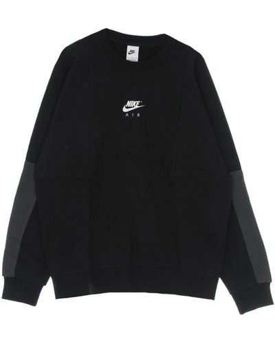Nike Fleece crewneck sweatshirt schwarz/anthrazit/weiß