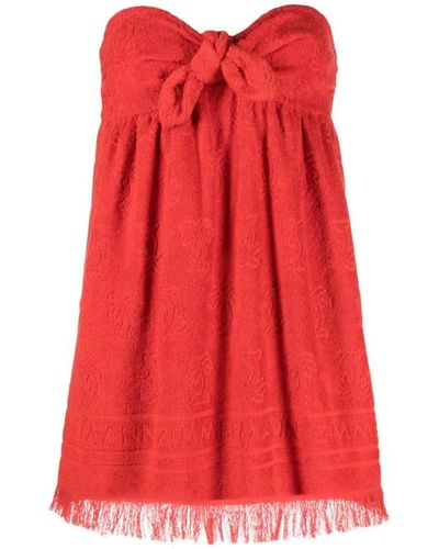 Zimmermann Short Dresses - Red